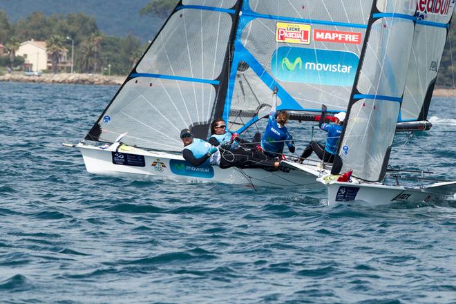 Alex Maloney and Molly Meech - 2014 ISAF Sailing World Cup, Hyeres, France © Thom Thow Photography